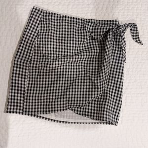 Madewell gingham skirt